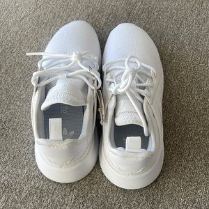 White adidas tennis shoes girls size 2